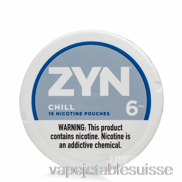 Vape Suisse Zyn Sachets De Nicotine - Chill 6mg